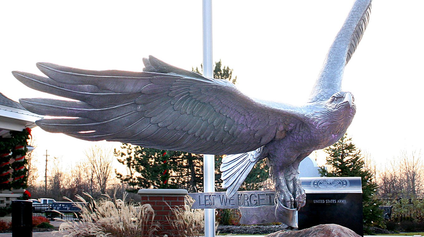 Solon Veterans Memorial Eagle