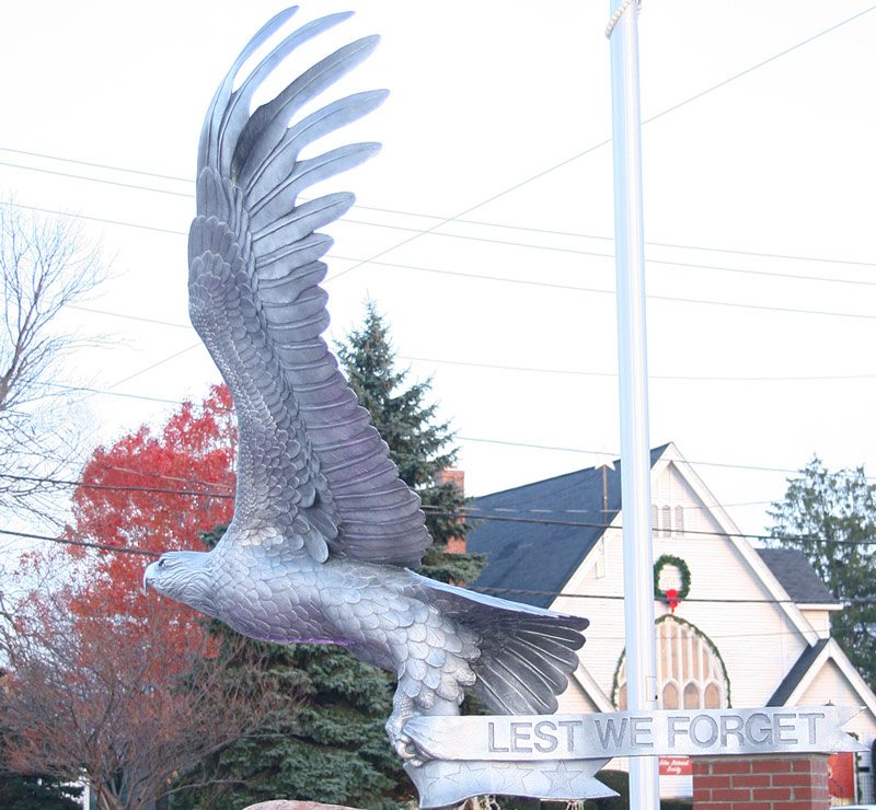 Solon Veterans Memorial Eagle
