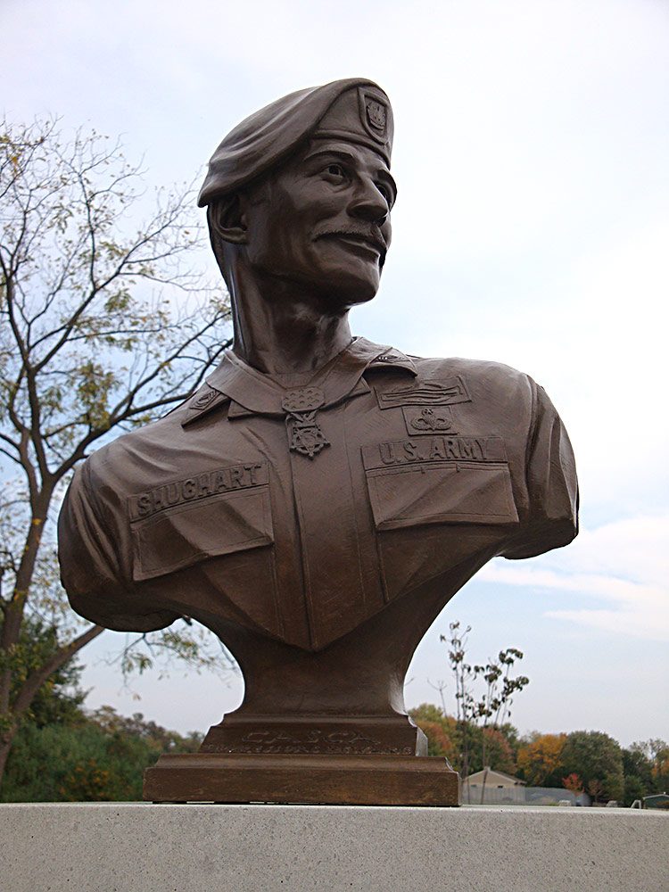 SFC Randall Shughart Memorial Bust